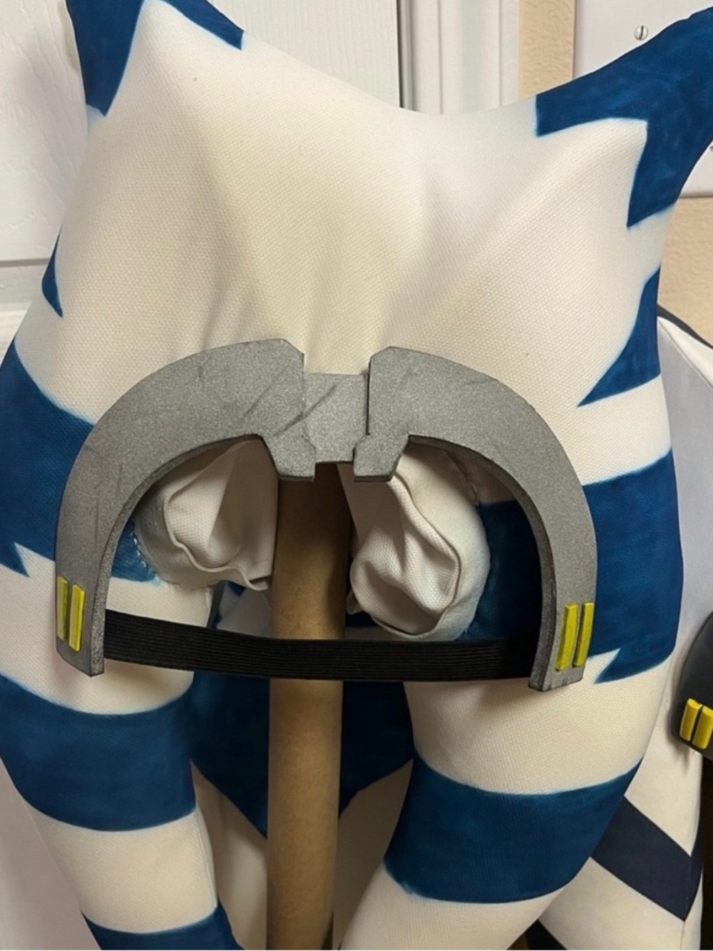 Ahsoka Tano cosplay Headpiece with Silver head band attachment